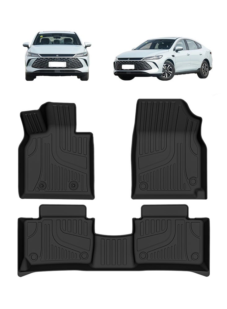 BYD Car floor mat, suitable for 2025 model BYD Qin PLUS DM-i car floor mats, durable, waterproof, easy to clean, high-end - Image 1